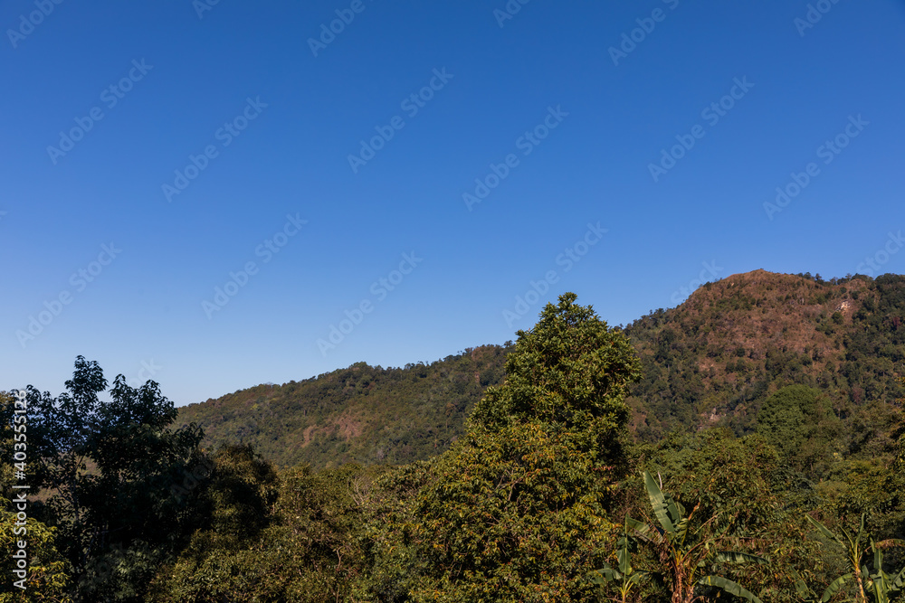 View from Phu Kha Viewpoint 1715, in Pua District, Nan province, THAILAND. View from Phu Kha Viewpoint 1715, in Pua District, Nan province, THAILAND.