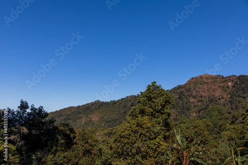 View from Phu Kha Viewpoint 1715, in Pua District, Nan province, THAILAND.