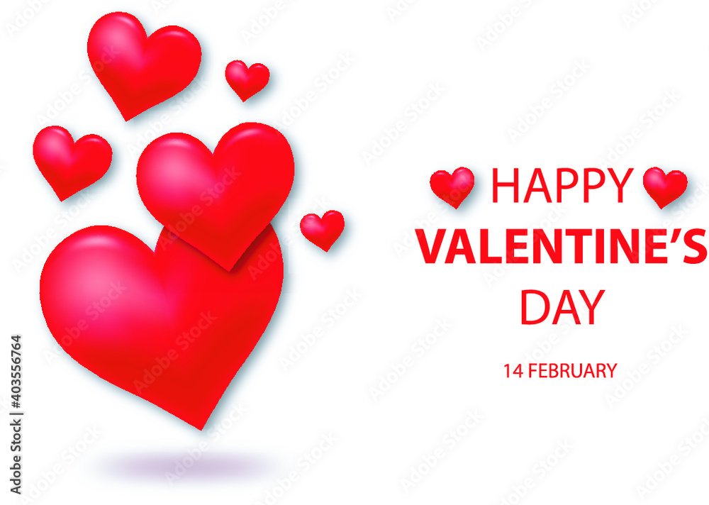 Lovely happy valentine's day