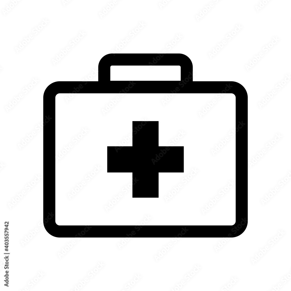 first aid medical bag icon vector first aid medical bag icon vector