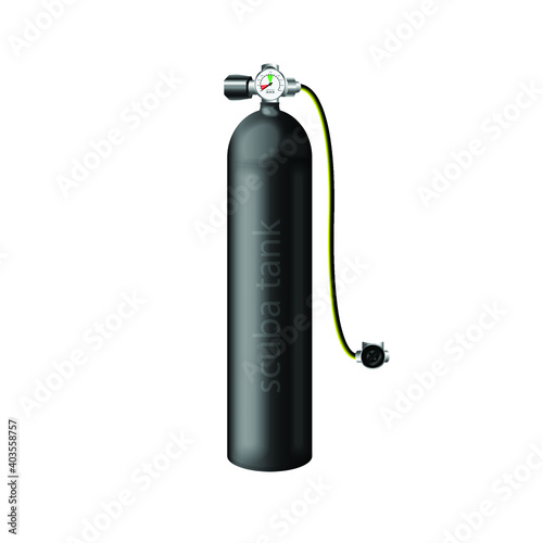 Diving tank, diving equipment.