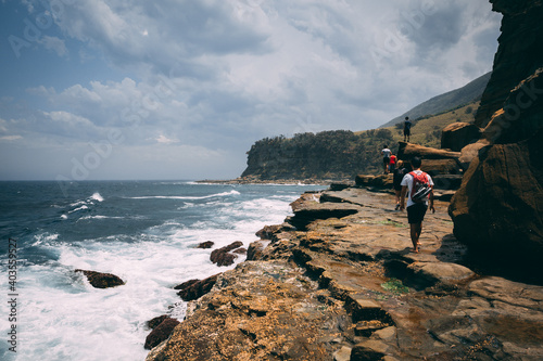 Quadro em tela Coastal Walk - Royal National Park, New South Wales, Australia