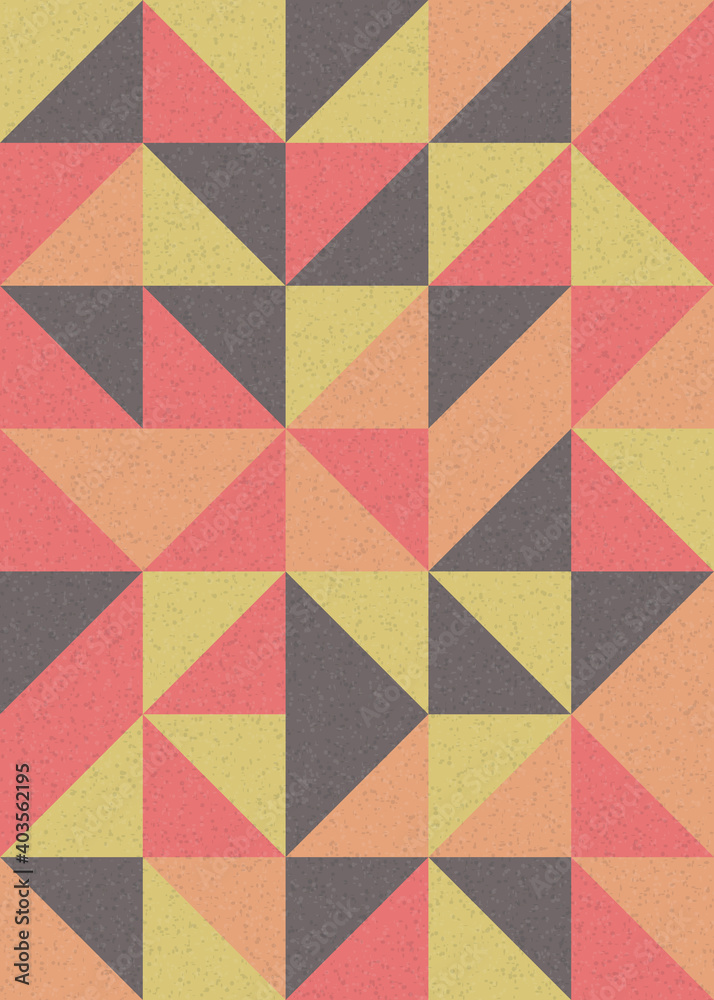 Abstract Geometric Pattern generative computational art illustration