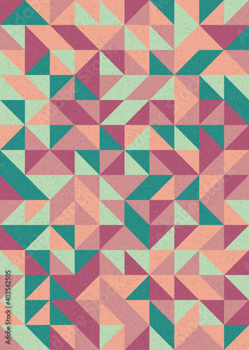 Abstract Geometric Pattern generative computational art illustration