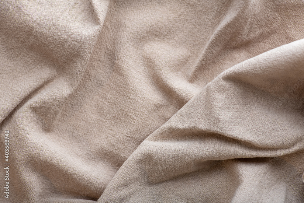 Fototapeta premium cotton fabric with folds