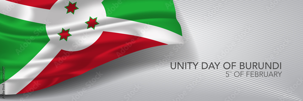 Unity day of Burundi vector banner, greeting card. Unity day of Burundi vector banner, greeting card.