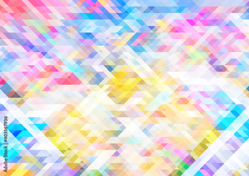 Bright and colorful polygon background image Bright and colorful polygon background image