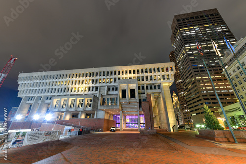 Carta da parati Boston City Hall