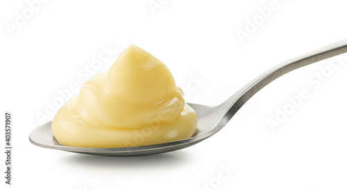 spoon of mayonnaise