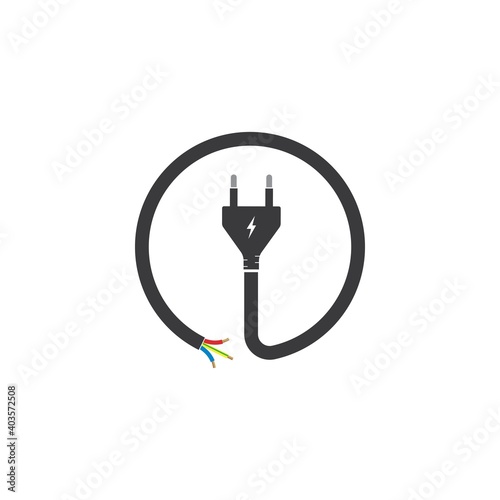 electric socket plug vector,illustration