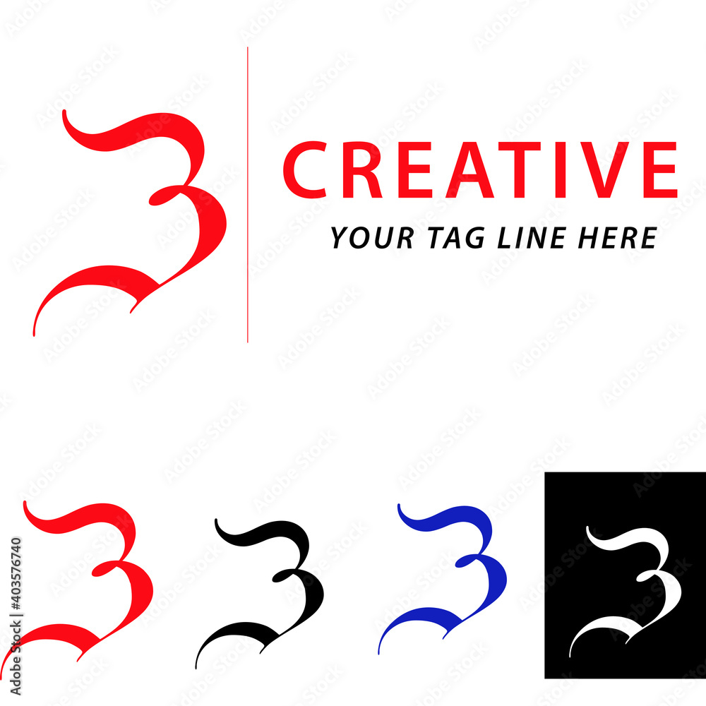 Fototapeta premium creative B letter vector logo design.