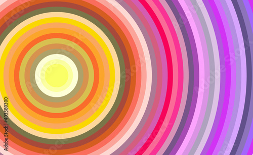 circle rainbow background