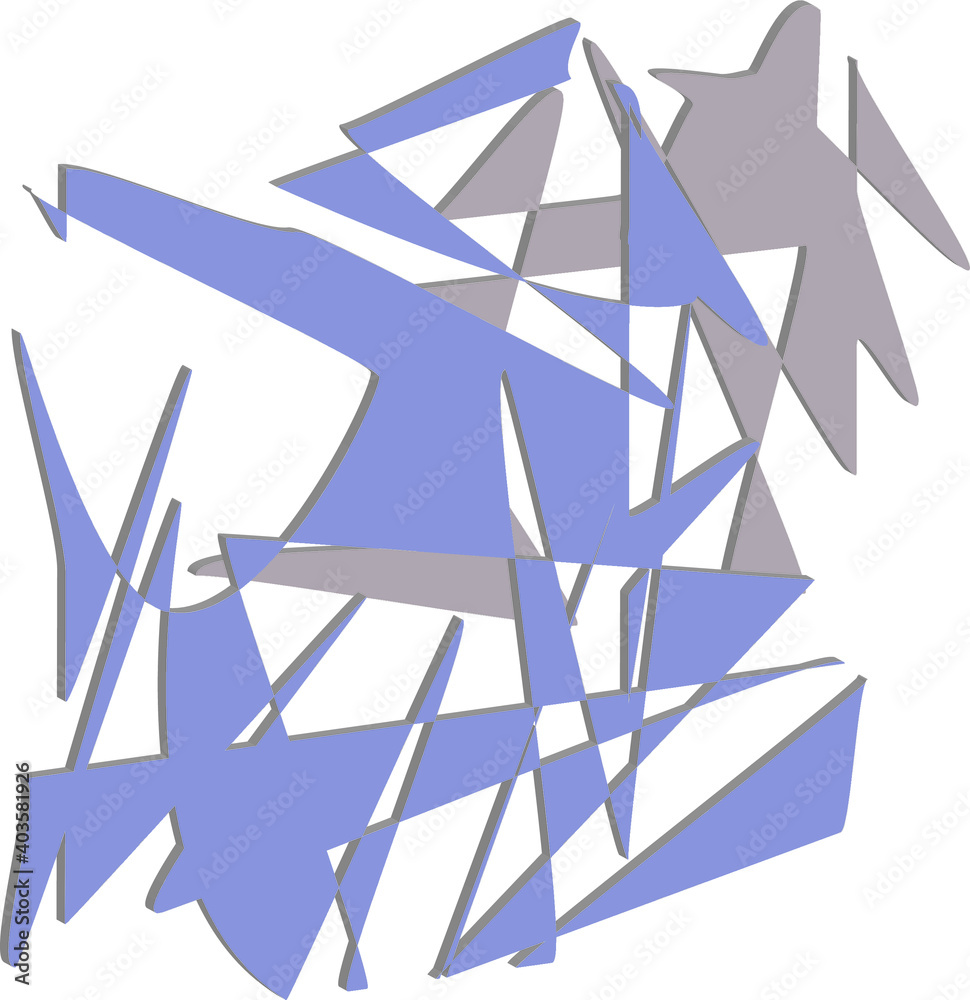 abstract origami crane abstract origami crane