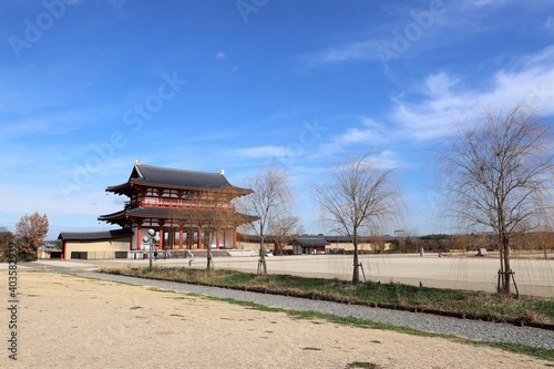 平城京　大極殿と朱雀門 © narautsu