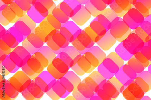 Futuristic cover design for notebook paper, copybook brochures, book, magazine, print. Geometric abstract background with gradient multicolor elements. Colored pattern.
