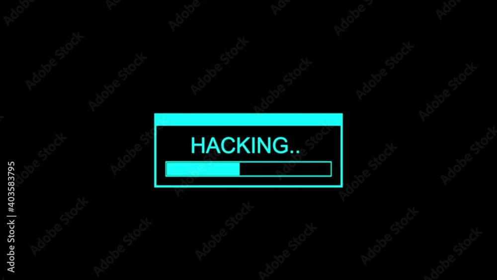 Hacking Loading bar animation with alpha Matte Hacking Loading bar animation with alpha Matte