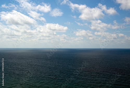 Black Sea landscape from a bird's eye view.