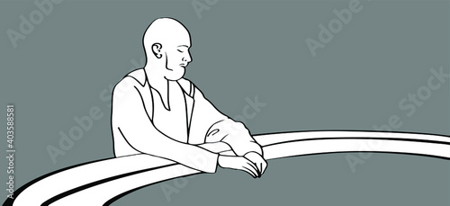 man sitting at table, poker