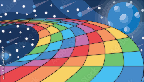 galaxy race track