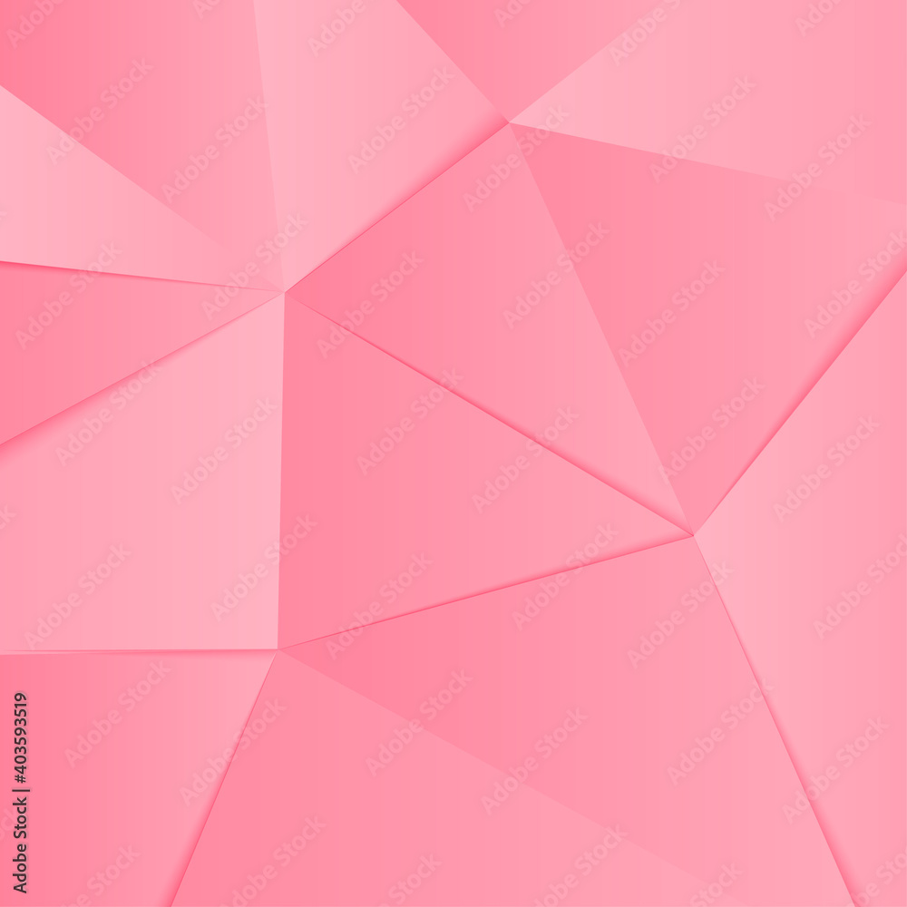 Obraz premium Abstract Polygon Pink background , lowpoly