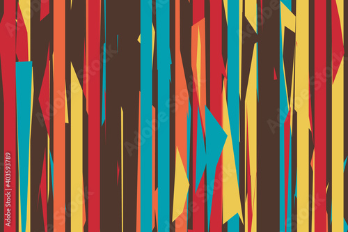 Pattern vintage vector with careless strokes as vertical lines. Abstract sharp background.