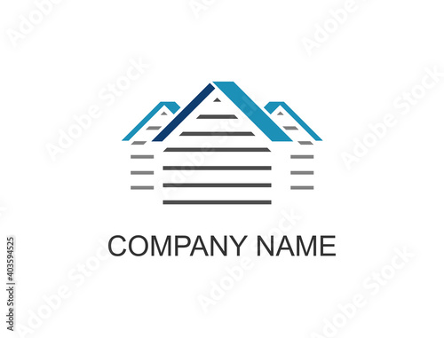 The logo is a residential building