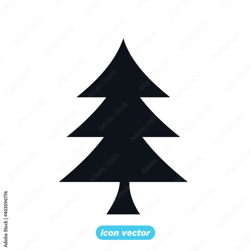 Tree icon template color editable. Tree symbol vector illustration for graphic and web design.