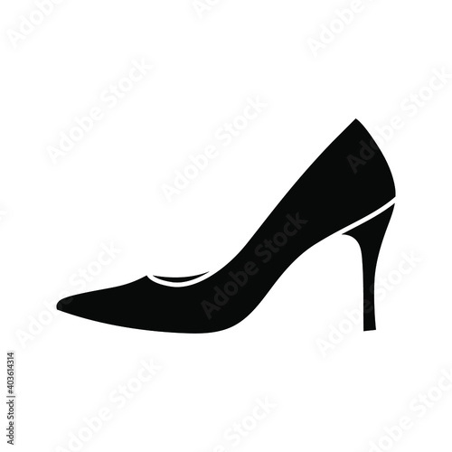 High Heel icon. high heel shoes sign. vector illustration