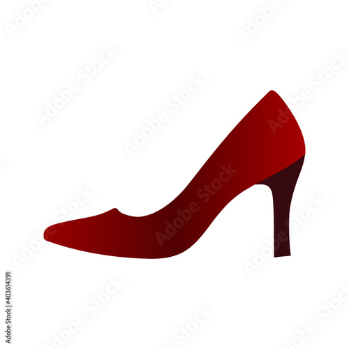 High Heel icon. high heel shoes sign. vector illustration