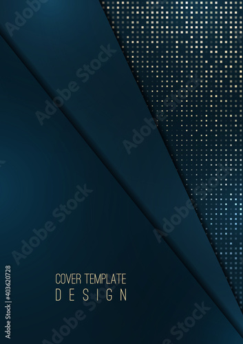 Abstract geometric background, halftone dots, polygonal style. The best design for your advertisement, poster, banner. Vector