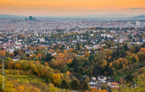 Vienna from the nearby hills