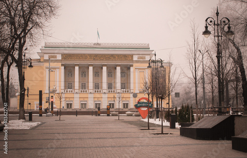 Kazakh State Academic Theatre of Opera and Ballet in Almaty, Kazakhstan