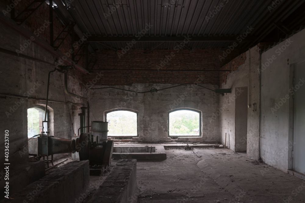 Abandoned alcohol factory in Warsaw