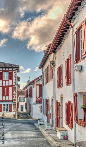 La Bastide-Clairence, France, HDR Image