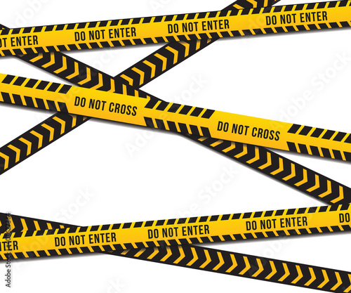 Warning Tape - Vector Illustration
