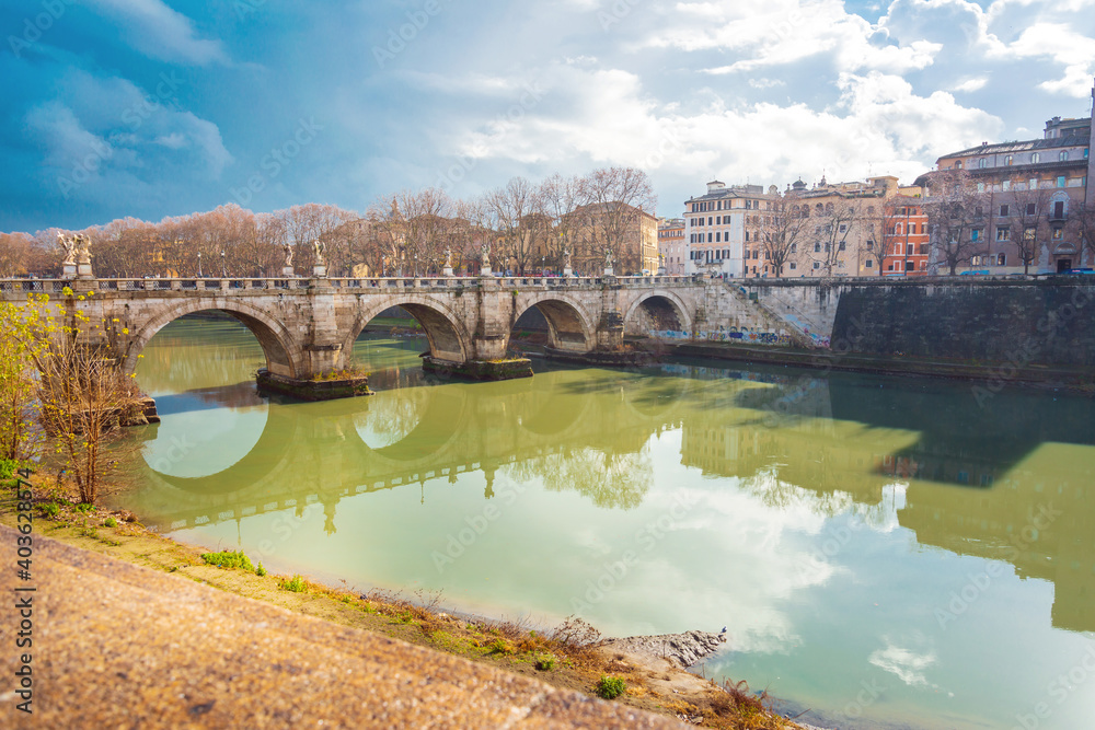 Fototapeta premium VATICAN CITY, VATICAN - January 18, 2018: Street view of Vatican city