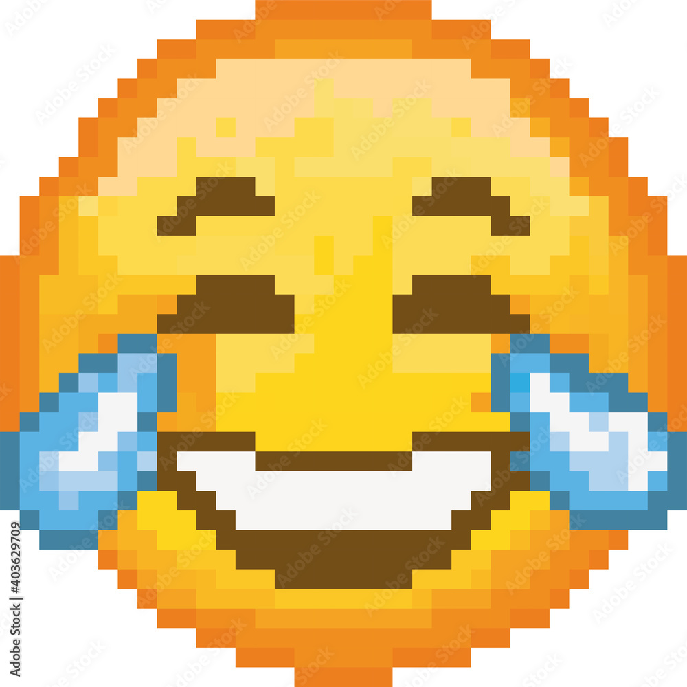 Obraz premium Vector emoji. Smiling face. Smile vector emoji. Happy emoticon. Cute emoticon isolated on white background.