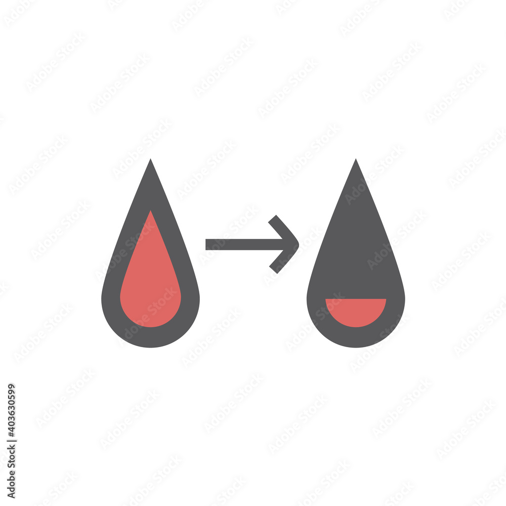 Vector red bleeding heart for world Hemophilia day, world Donor day, medical concept, heart shape with falling drops of red blood. Vector red bleeding heart for world Hemophilia day, world Donor day, medical concept, heart shape with falling drops of red blood.