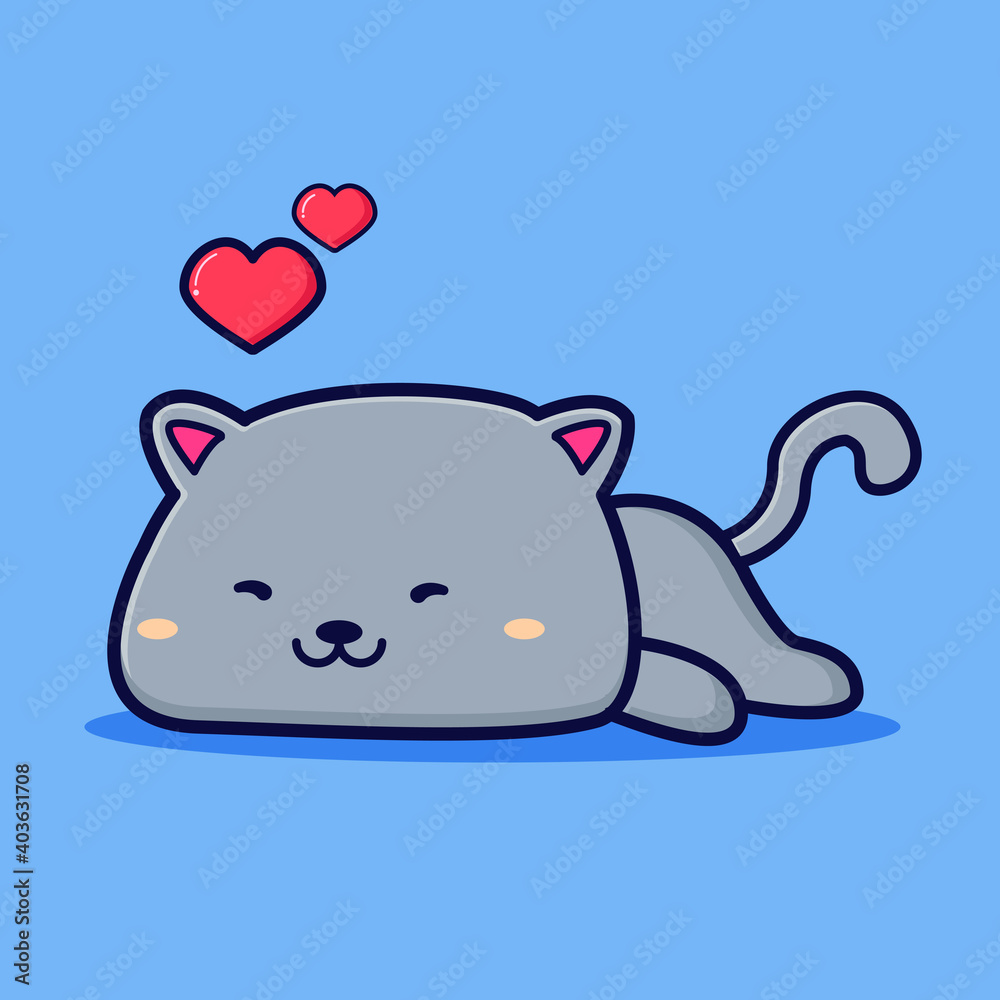 cute lyingdown cat vector design for logo mascot,landing page,banner,flyer, social media content cute lyingdown cat vector design for logo mascot,landing page,banner,flyer, social media content