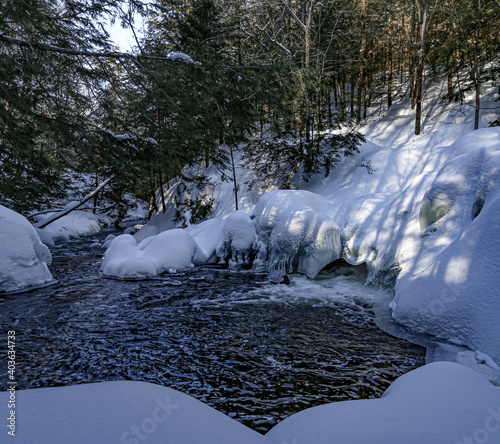cascades in the Gatineau Park 