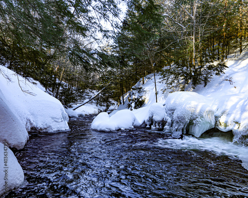 cascades in the Gatineau Park 
