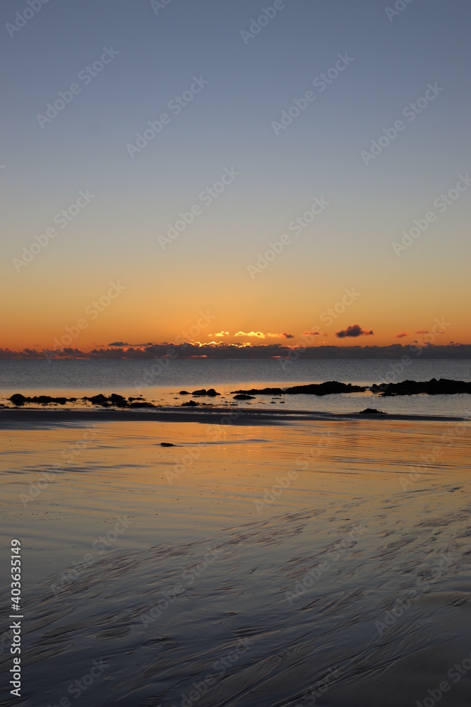 sunset on the beach, benbecula, outer hebrides, scotland sunset on the beach, benbecula, outer hebrides, scotland