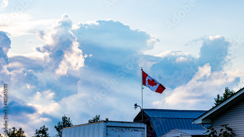 canadian flag photo