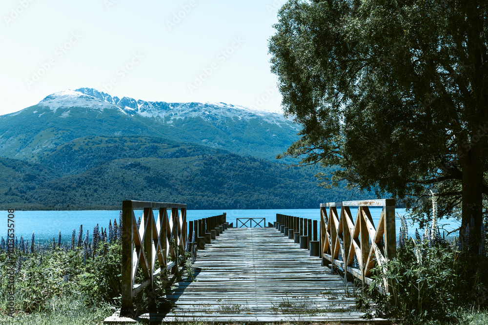 Fototapeta premium Mountains and Lakes