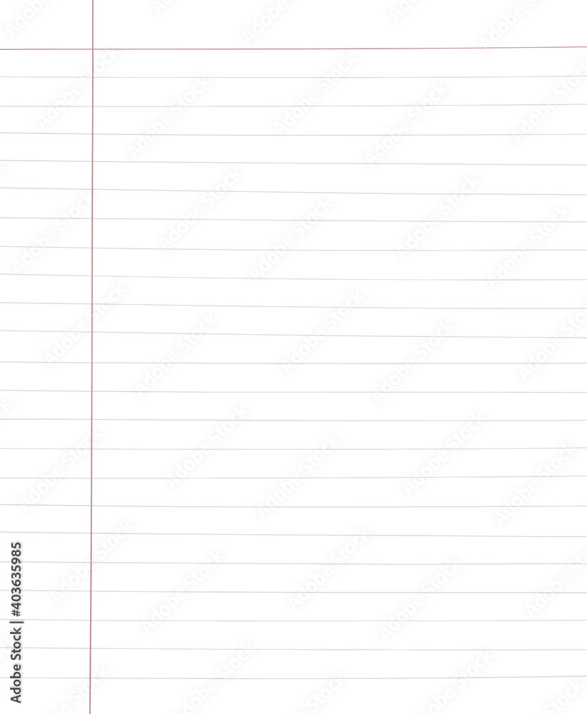 Blank white worksheet exercise book, Squared paper, hand drawn d Blank white worksheet exercise book, Squared paper, hand drawn d