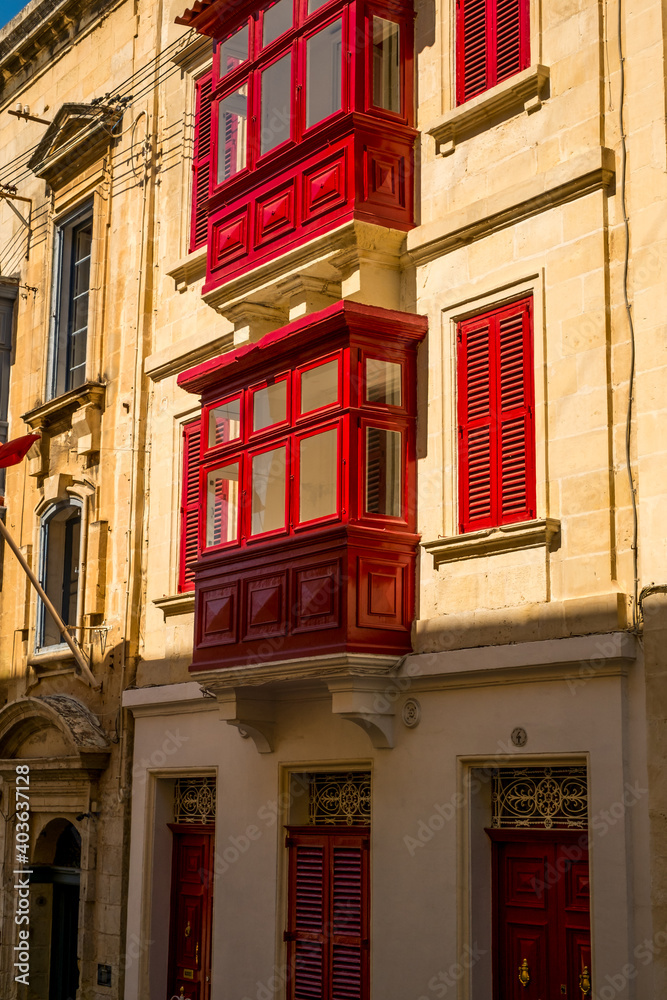 traveling the beautiful streets of Malta with old historical and new modern buildings traveling the beautiful streets of Malta with old historical and new modern buildings
