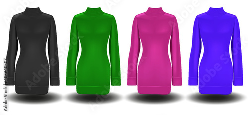 mockup polo de mujer