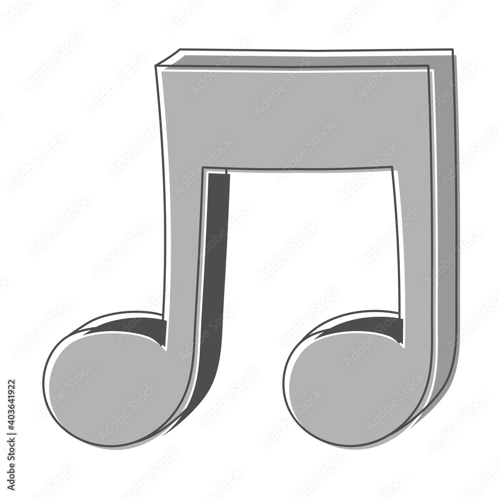 musical notes hand drawn design vector illustration musical notes hand drawn design vector illustration