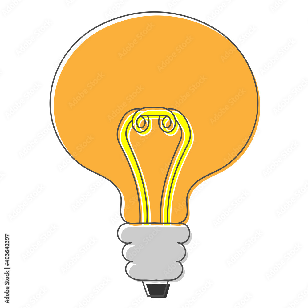light bulb hand drawn design vector illustration light bulb hand drawn design vector illustration
