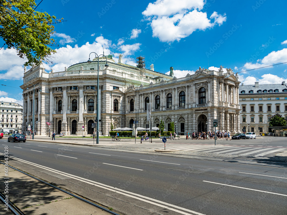 Austria, vienna, 2016, Jul, 10th Burgtheater, Universitätsring, inner city, Vienna, Austria, AUT